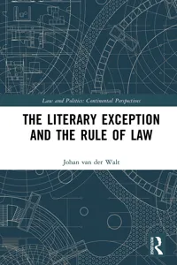 The Literary Exception and the Rule of Law_cover