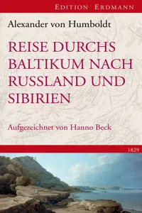 Reise durchs Baltikum nach Russland und Sibirien 1829_cover