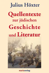 Quellentexte zur jüdischen Geschichte und Literatur_cover