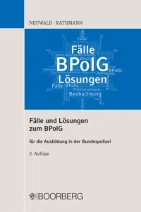 Fälle und Lösungen zum BPolG_cover