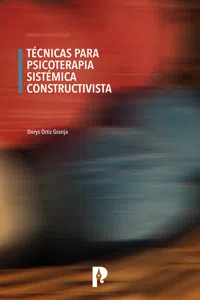 TÉCNICAS PARA PSICOTERAPIA SISTÉMICA CONSTRUCTIVISTA_cover