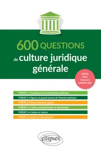 600 questions de culture juridique générale_cover