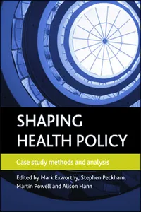 Shaping health policy_cover