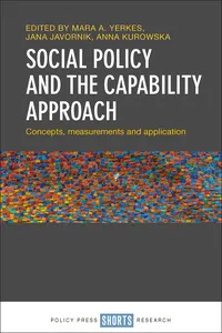 Social Policy and the Capability Approach_cover