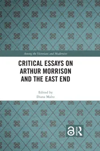 Critical Essays on Arthur Morrison and the East End_cover