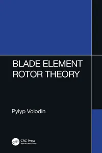 Blade Element Rotor Theory_cover