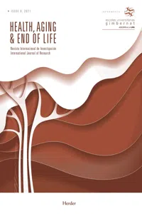 Health, Aging & End of Life. Vol. 6 2021_cover