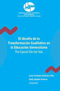 El desafío de la Transformación Cualitativa en la Educación Universitaria_cover