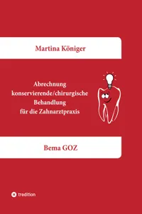 Abrechnung konservierende/chirurgische Behandlung für die Zahnarztpraxis_cover