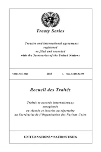 Treaty Series 3021/Recueil des Traités 3021_cover