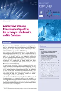 An Innovative Financing for Development Agenda for The Recovery in Latin America and the Caribbean_cover