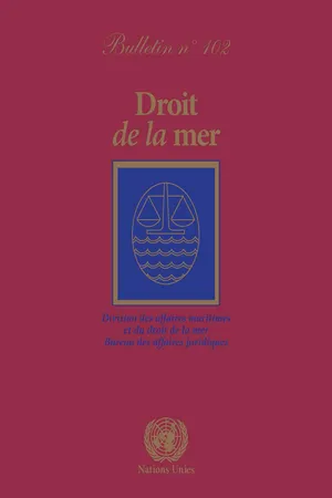 Droit de la mer Bulletin, No. 102