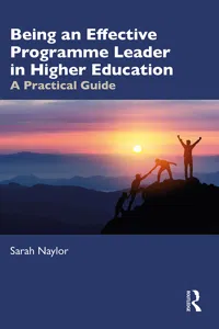 Being an Effective Programme Leader in Higher Education_cover