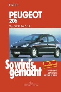 Peugeot 206 von 10/98 bis 5/13_cover