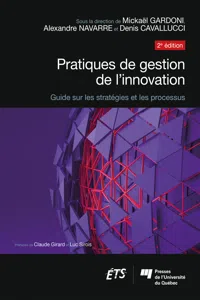 Pratiques de gestion de l'innovation, 2e édition_cover