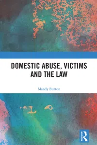 Domestic Abuse, Victims and the Law_cover