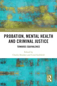 Probation, Mental Health and Criminal Justice_cover