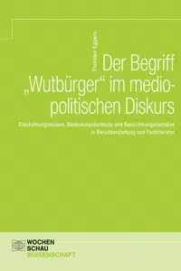 Der Begriff 'Wutbürger' im mediopolitischen Diskurs_cover