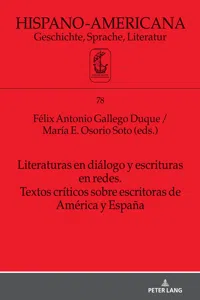 Literaturas en diálogo y escrituras en redes. Textos críticos sobre escritoras de América y España_cover