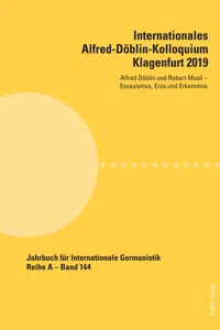 Internationales Alfred-Doeblin-Kolloquium Klagenfurt 2019_cover