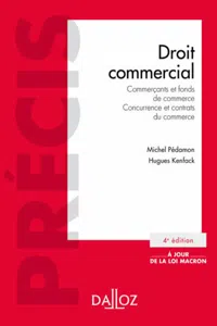 Droit commercial. Commerçants et fonds de commerce. Concurrence et contrats du commerce. 4e éd. - Co_cover