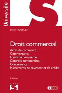 Droit commercial. Actes de commerce, commerçants, fonds de commerce.... 4e éd. - Actes de commerce._cover