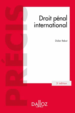 Droit pénal international. 3e éd.