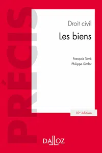 Droit civil.Les biens. 10e éd._cover