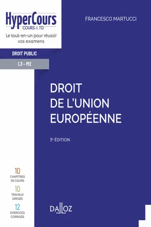 Droit de l'Union européenne. 3e éd.