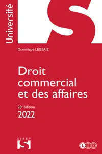 Droit commercial et des affaires 2022. 28e éd._cover