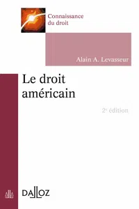 Droit américain. 2e éd._cover