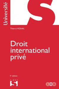 Droit international privé. 5e éd._cover