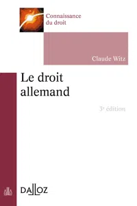 droit allemand. 3e éd._cover