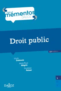 Droit public. 23e éd._cover