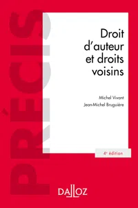 Droit d'auteur et droits voisins. 4e éd._cover