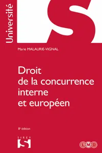 Droit de la concurrence interne et européen. 8e éd._cover