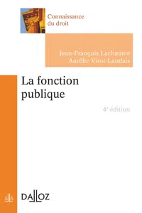 fonction publique. 4e éd._cover