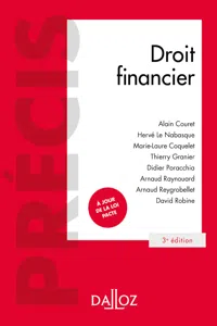 Droit financier. 3e éd._cover