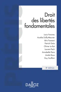 Droit des libertés fondamentales. 8e éd._cover