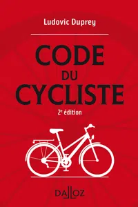 Le code du cycliste. 2e éd._cover