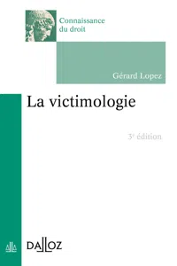 victimologie. 3e éd._cover