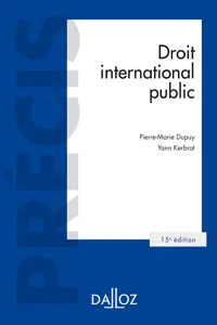 Droit international public. 15e éd._cover