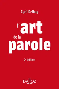 L'art de la parole. 2e éd._cover