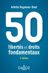 50 libertés et droits fondamentaux. 2e éd._cover