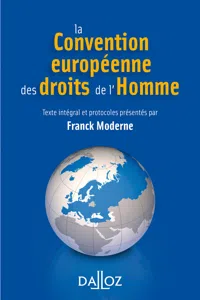 Convention européenne des droits de l'homme. 4e éd._cover