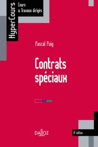 Contrats spéciaux. 8e éd._cover