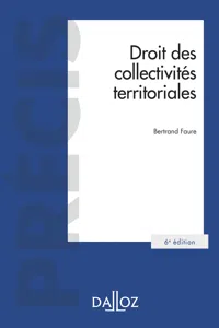 Droit des collectivités territoriales. 6e éd._cover