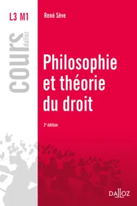 Philosophie et théorie du droit. 2e éd._cover