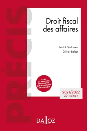 Droit fiscal des affaires 2021-2022. 20e éd.