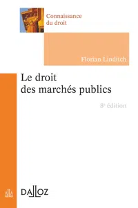 Le droit des marchés publics. 8e éd._cover